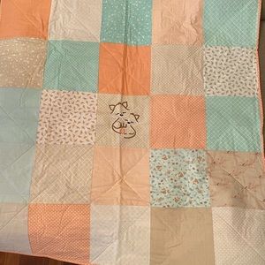 2 Never Used Handmade Baby Quilts - Initials MDC